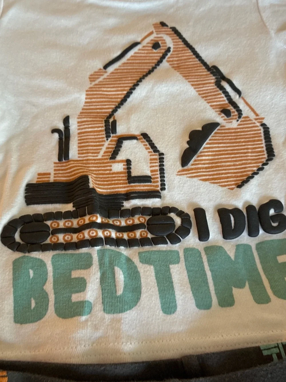 Kids 'I Dig Bedtime' Construction Pajama Set
